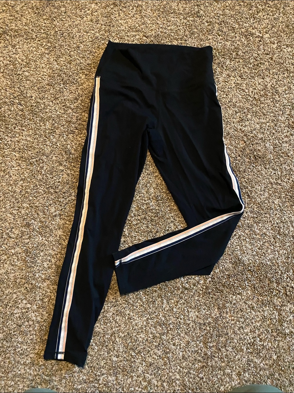 Zyia active leggings with rainbow stripe!